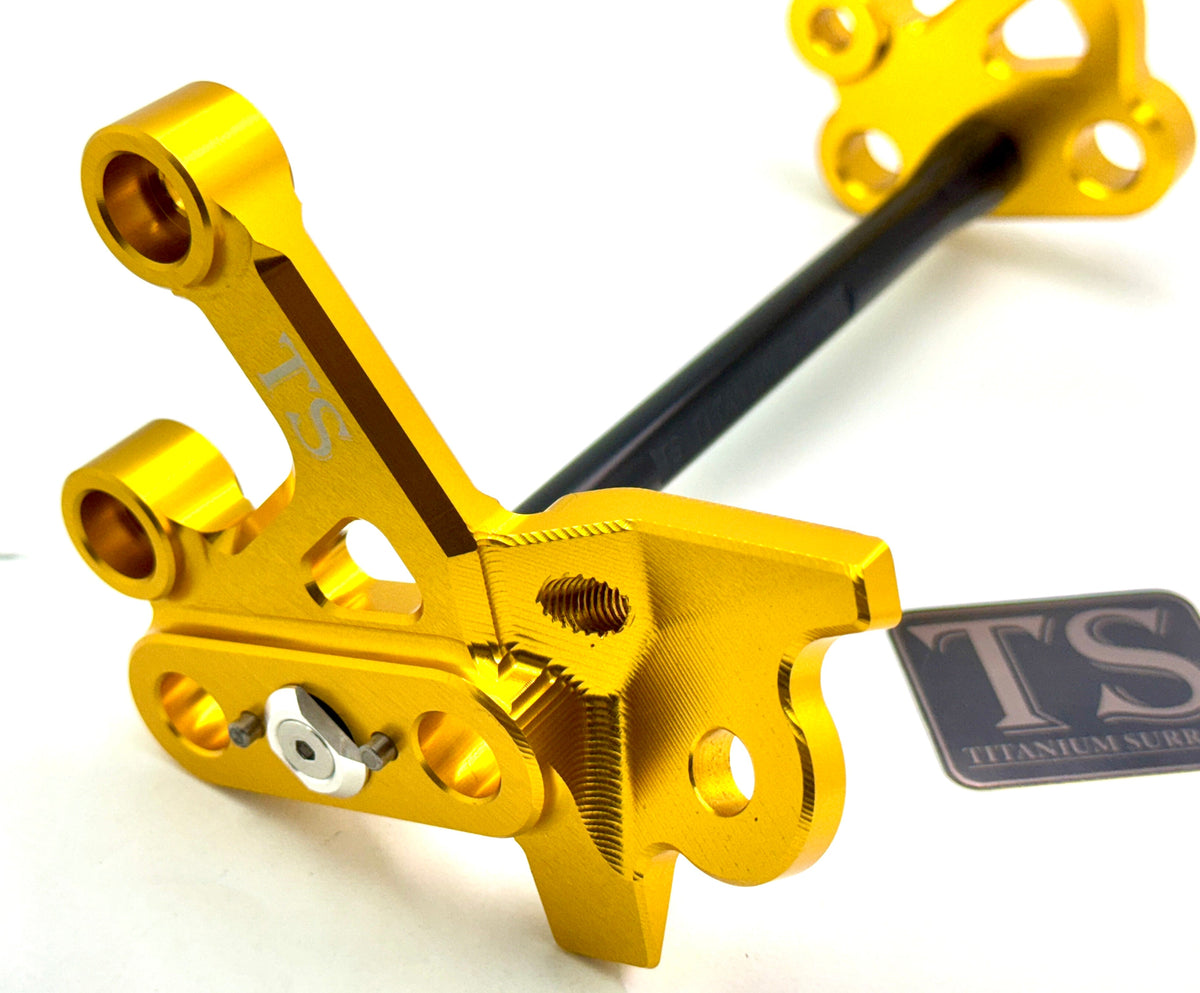 CNC Aluminum Footpeg Bracket Assembly – Surron LBX / Segway X160 X260