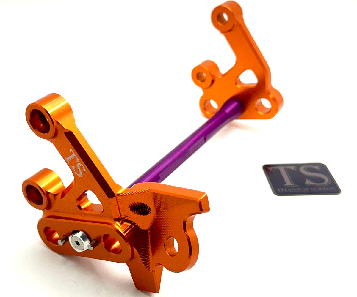CNC Aluminum Footpeg Bracket Assembly – Surron LBX / Segway X160 X260