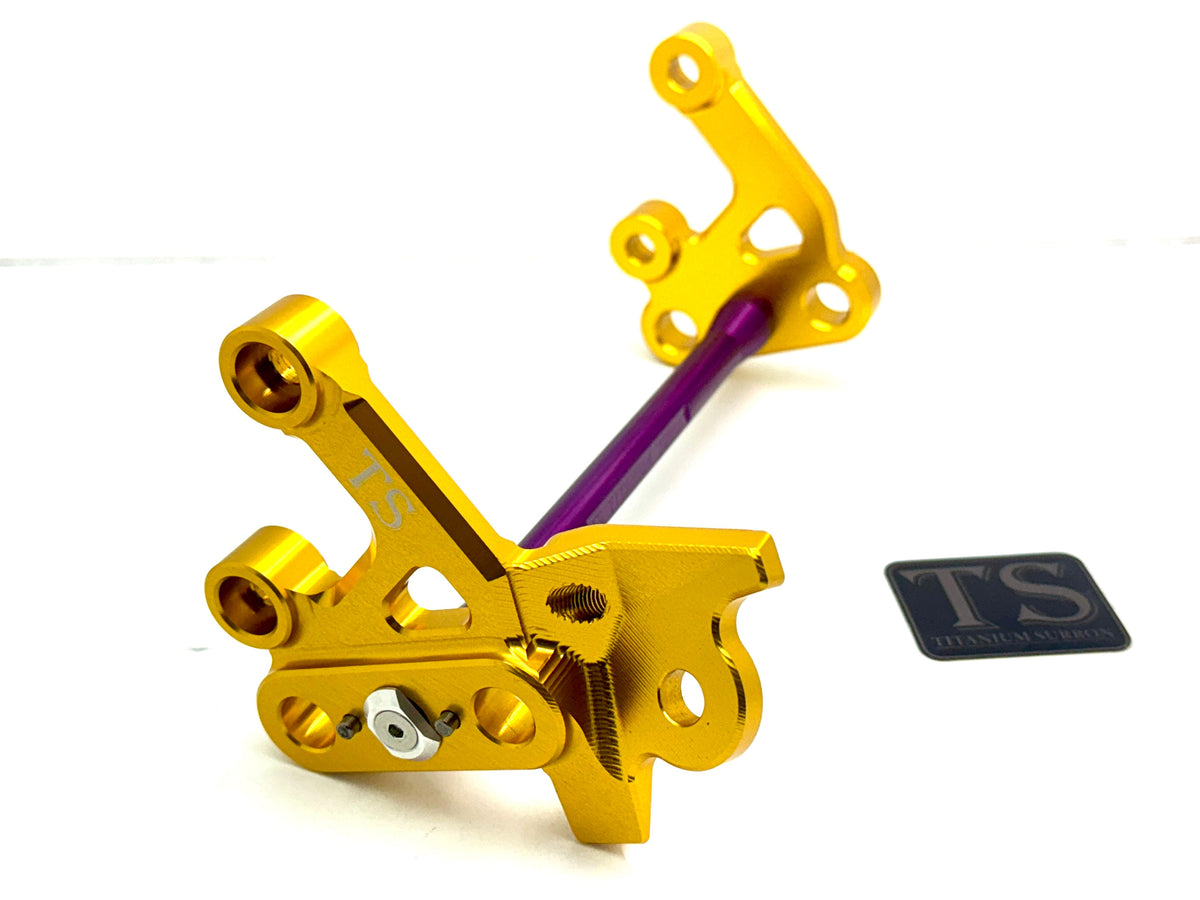 CNC Aluminum Footpeg Bracket Assembly – Surron LBX / Segway X160 X260