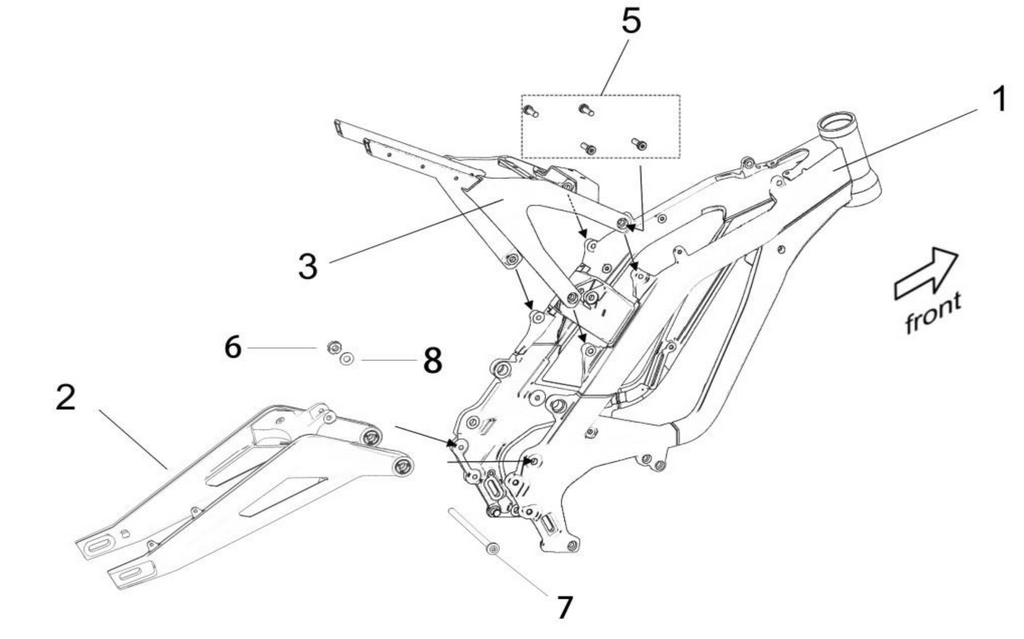 OEM Sur-Ron Light Bee X/ Ultra Bee Swingarm