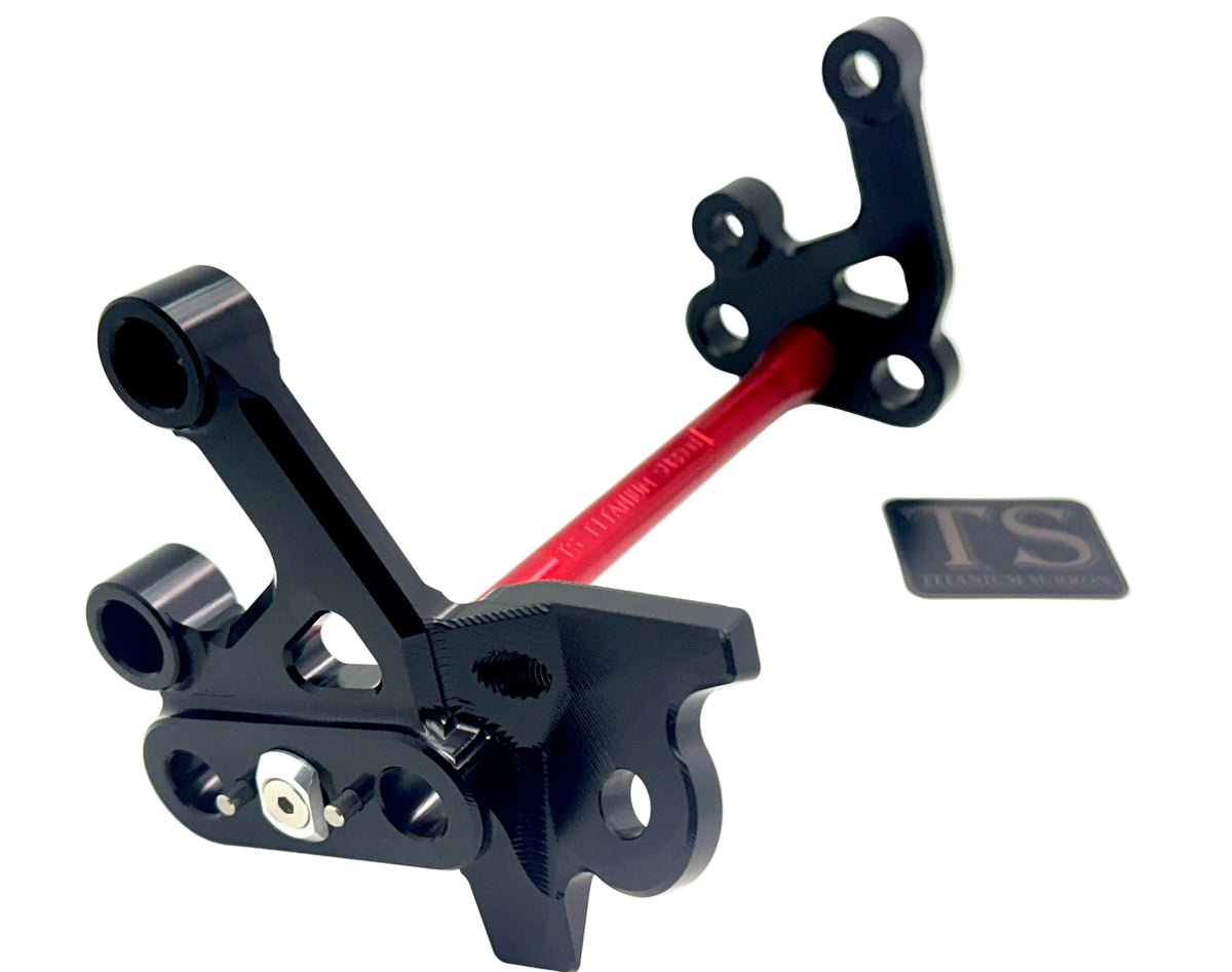 Custom CNC Aluminum Footpeg Bracket Assembly E-Ride Pro