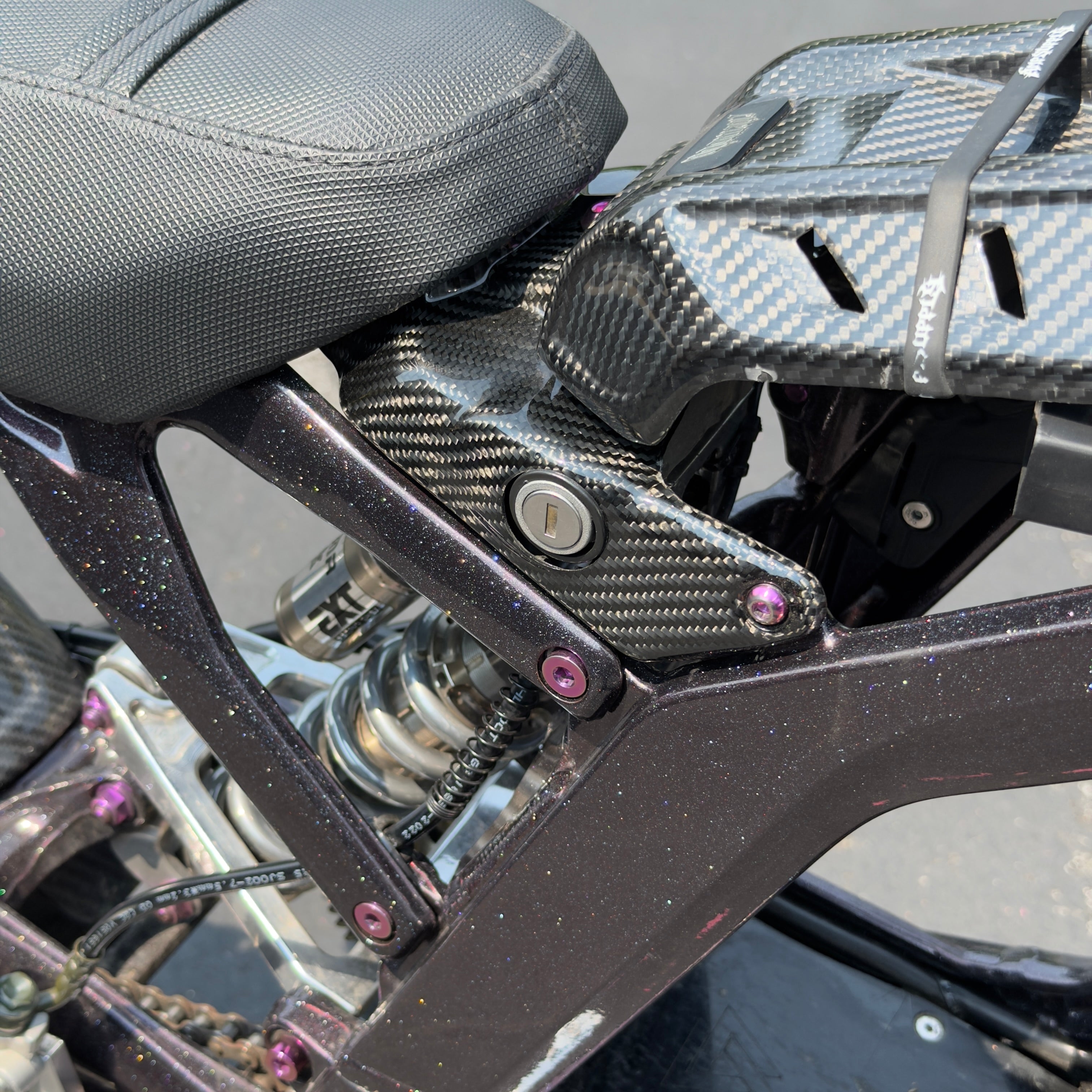 Carbon Fiber Lid Lock Cover