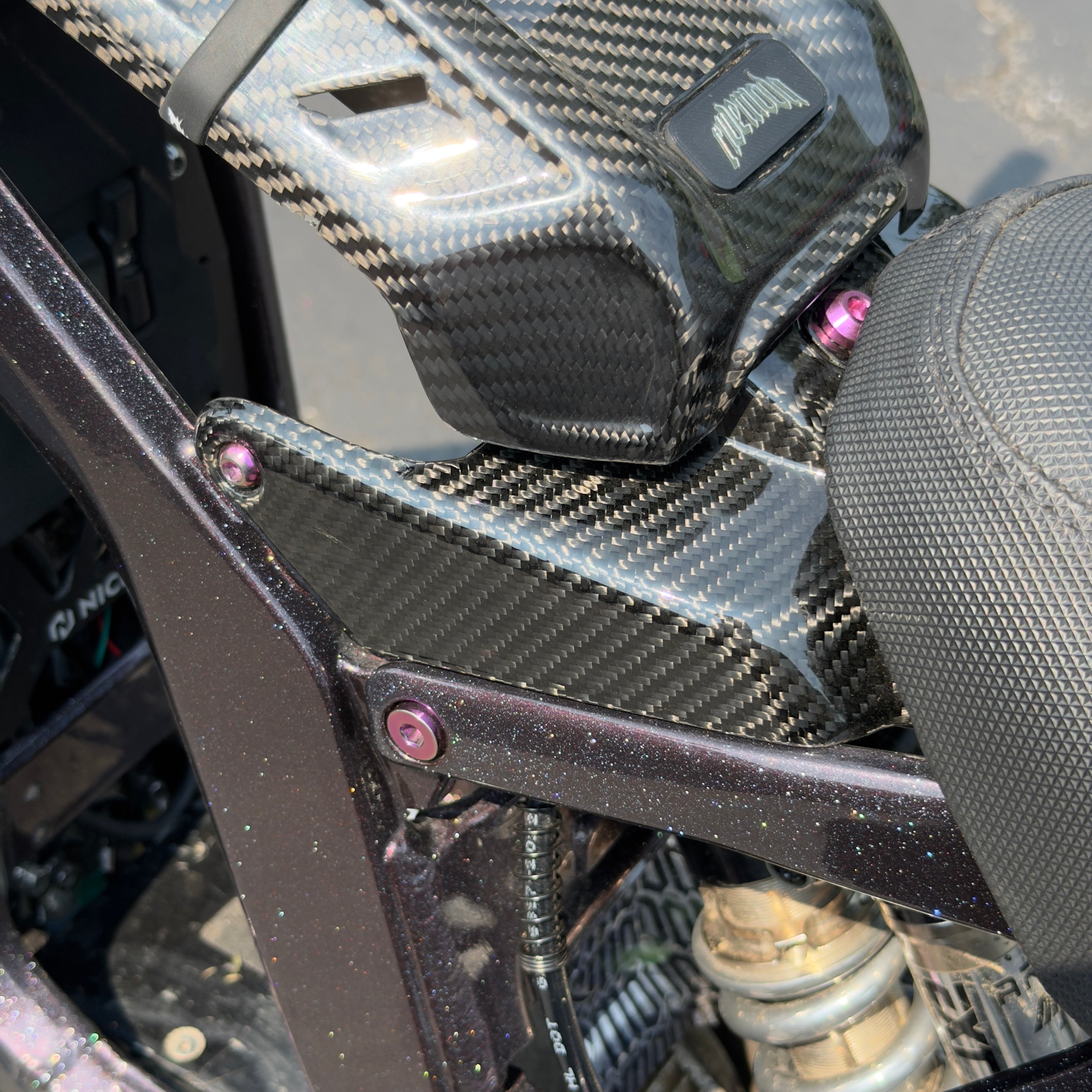 Carbon Fiber Lid Lock Cover