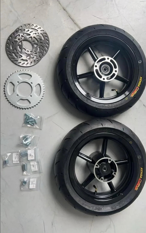12" Supermoto Wheelset for Yozma/Tuttio/Heybike