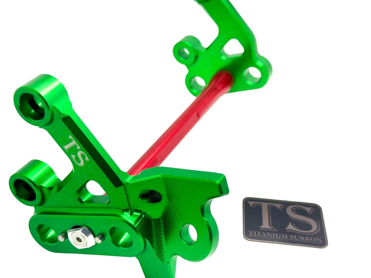 Custom CNC Aluminum Footpeg Bracket Assembly E-Ride Pro