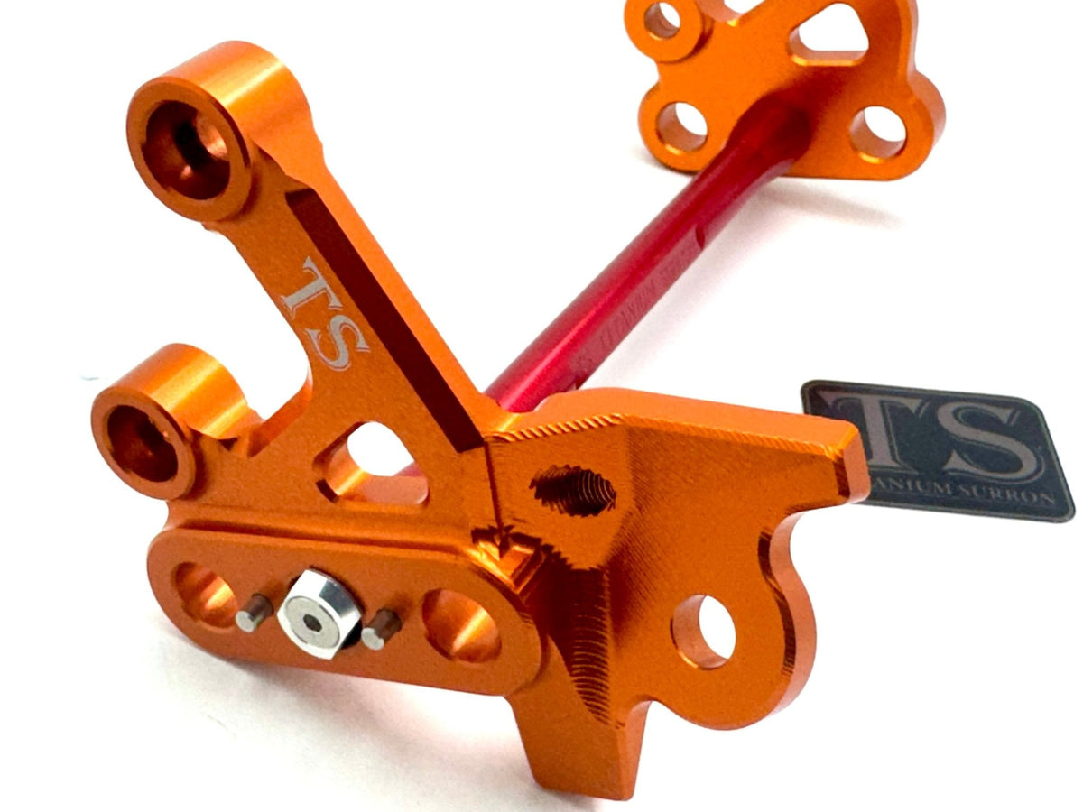 CNC Aluminum Footpeg Bracket Assembly – Surron LBX / Segway X160 X260