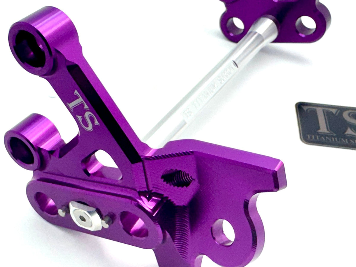 CNC Aluminum Footpeg Bracket Assembly – Surron LBX / Segway X160 X260