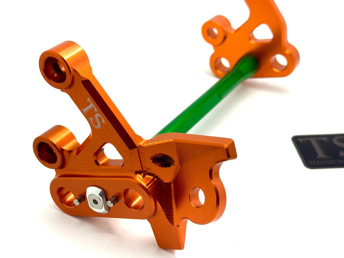 CNC Aluminum Footpeg Bracket Assembly – Surron LBX / Segway X160 X260