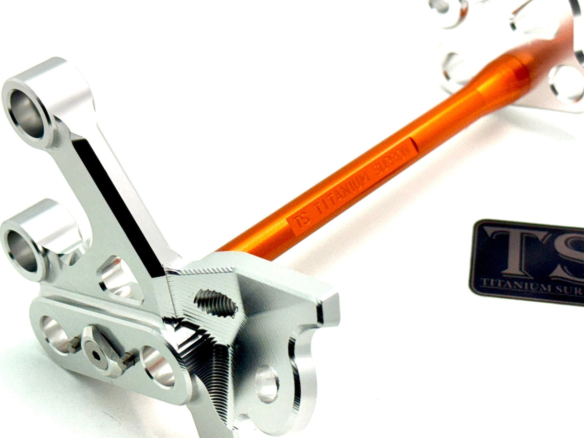 CNC Aluminum Footpeg Bracket Assembly – Surron LBX / Segway X160 X260
