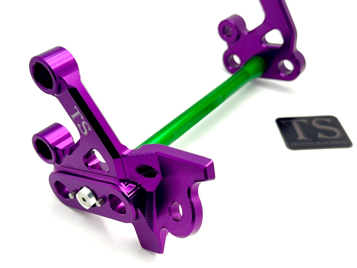 CNC Aluminum Footpeg Bracket Assembly – Surron LBX / Segway X160 X260