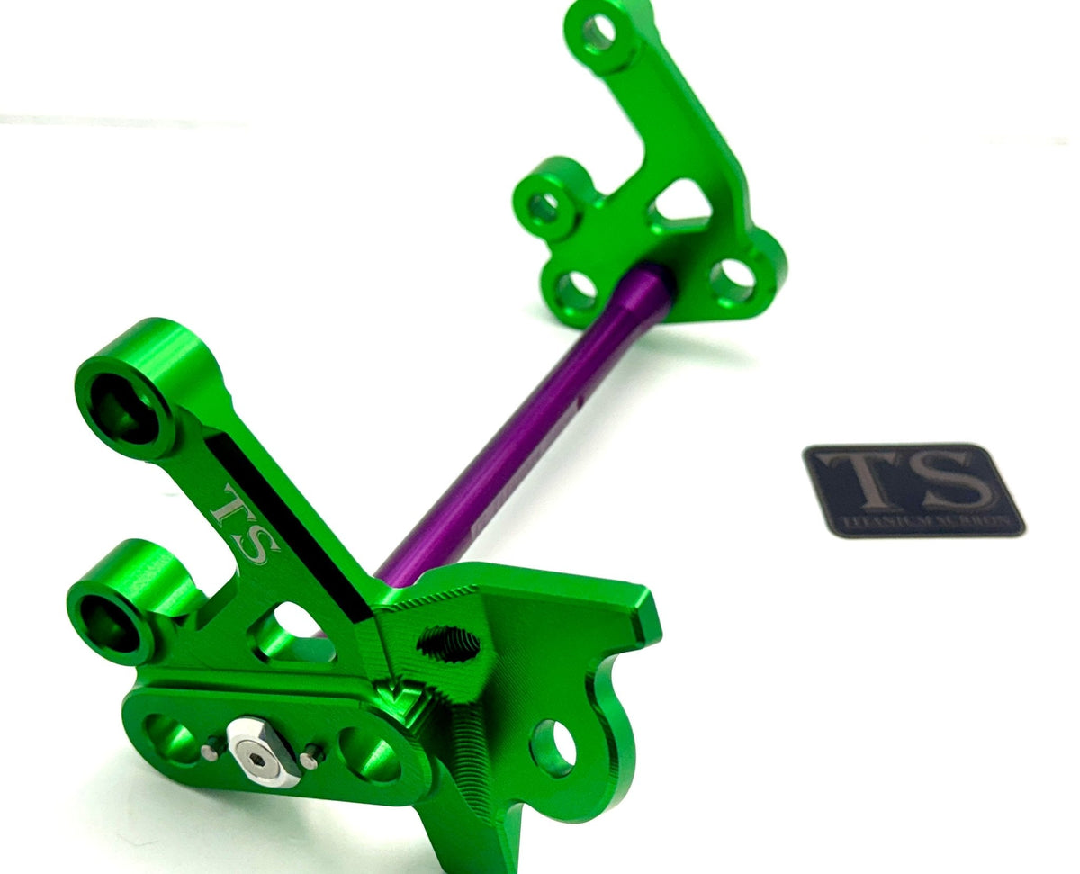 CNC Aluminum Footpeg Bracket Assembly – Surron LBX / Segway X160 X260
