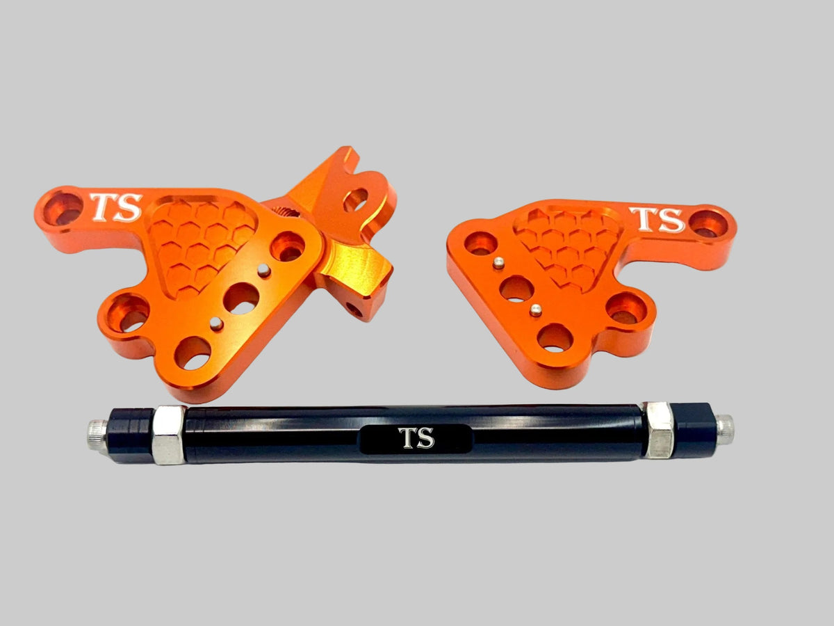 Custom CNC Aluminum Footpeg Bracket Assembly Talaria MX3, MX4