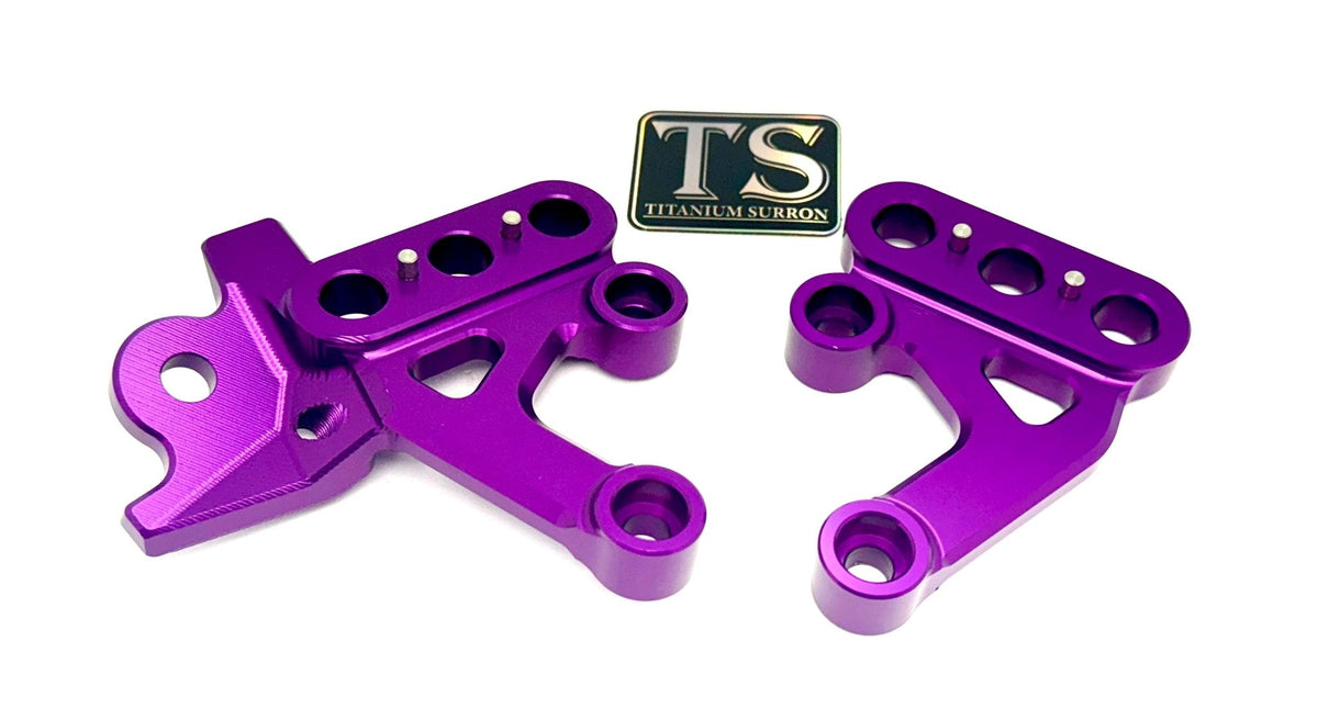CNC Aluminum Footpeg Bracket — E-Moto