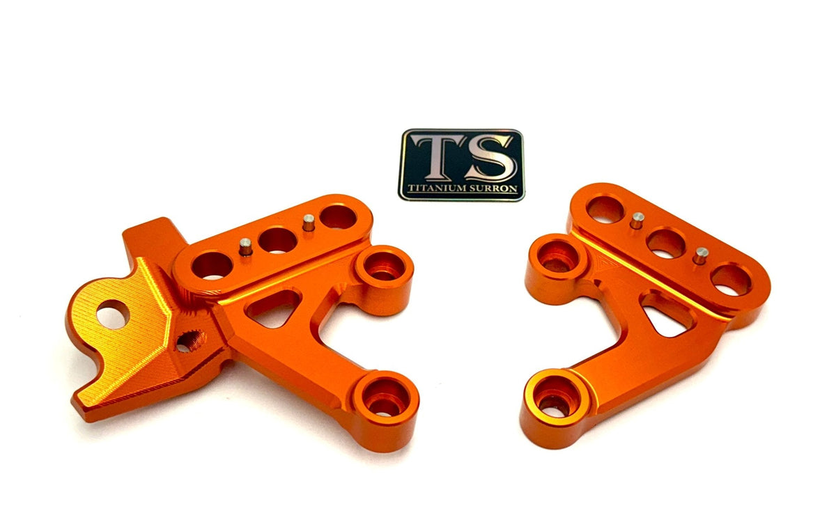 CNC Aluminum Footpeg Bracket — E-Moto