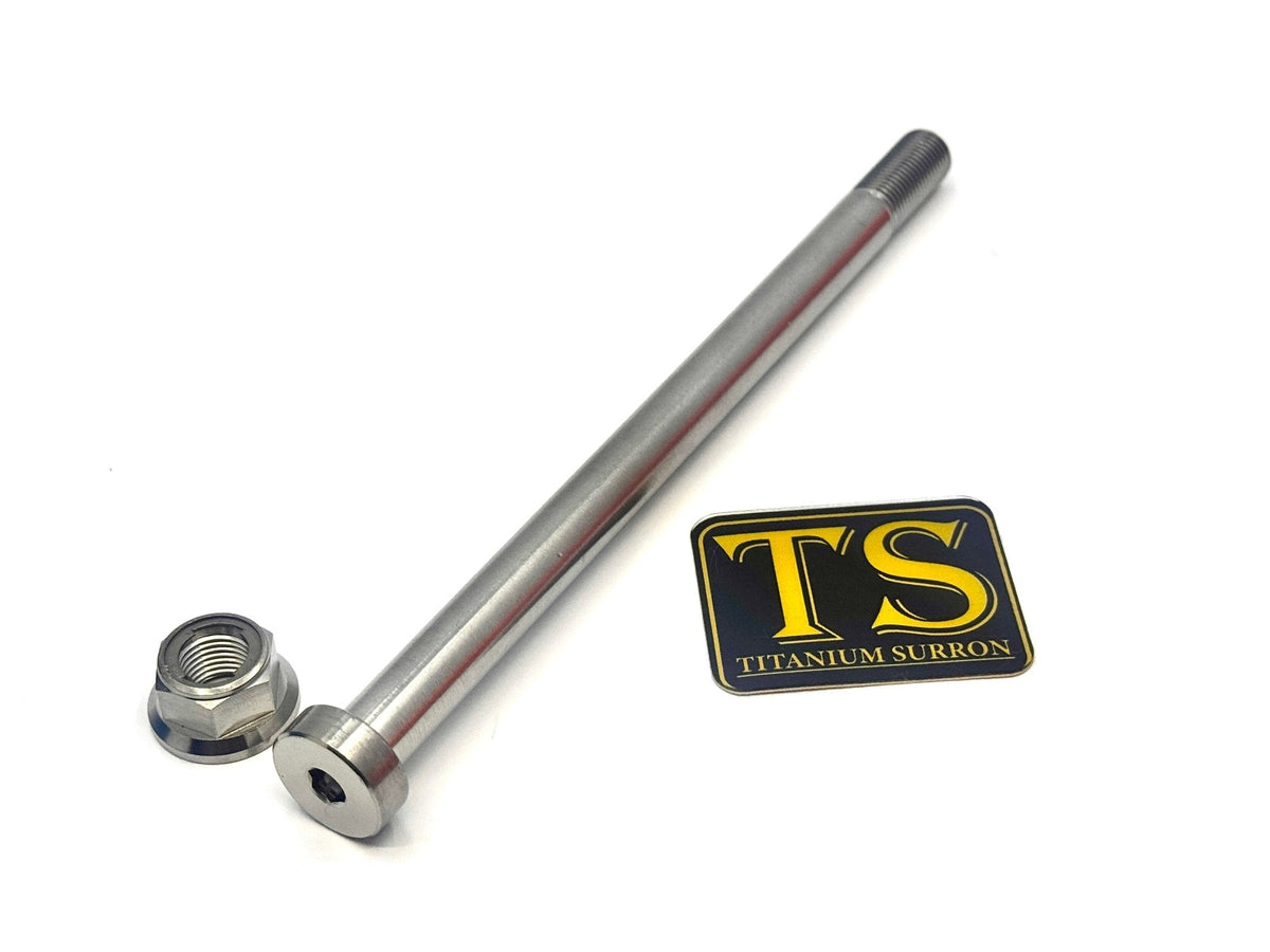 Titanium Rear Axle and Nut - Surron LBX