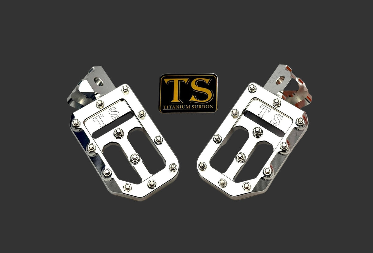TS Custom Foot Pegs w/ Titanium Grips for Talaria and Altis